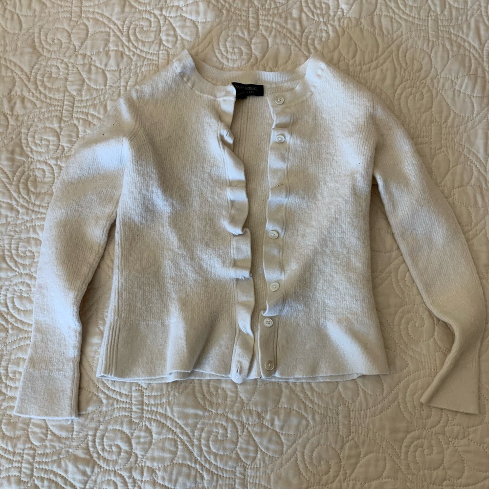Banana Republic girls merino wool cardigan